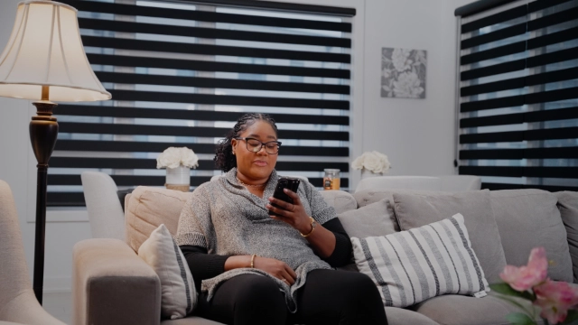 Chef Bri doing an interview